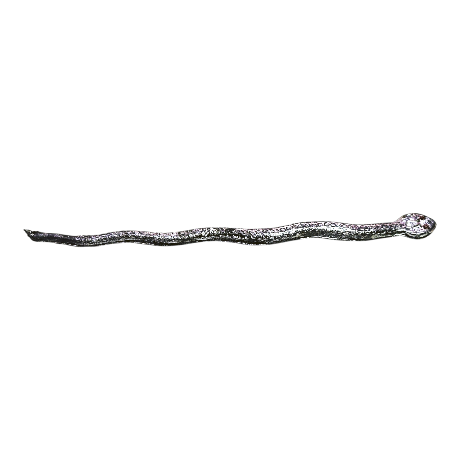 Silver Finish Metal Nag (Snake Figurine)